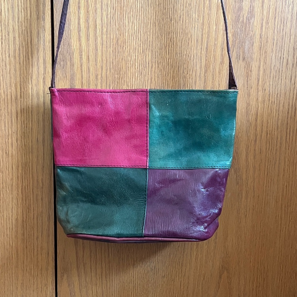 Patchwork leather bag